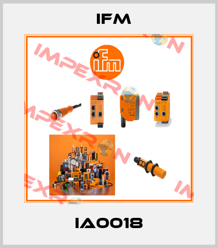 IA0018 Ifm