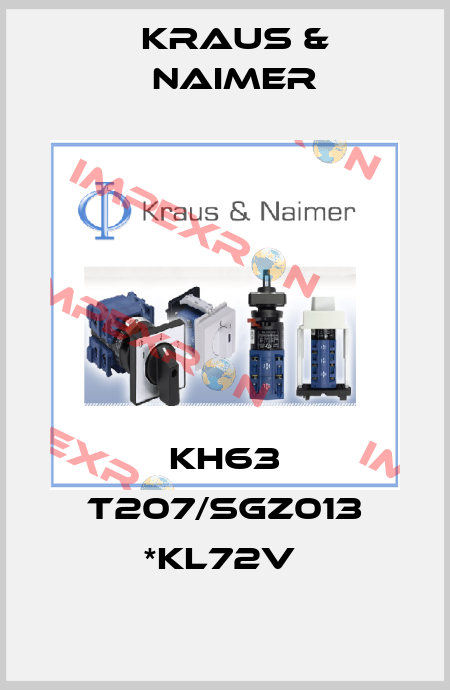 KH63 T207/SGZ013 *KL72V  Kraus & Naimer