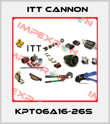 KPT06A16-26S  Itt Cannon
