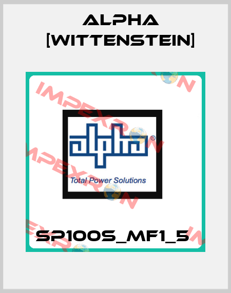 SP100S_MF1_5  Alpha [Wittenstein]