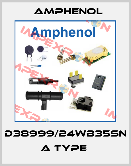 D38999/24WB35SN A type  Amphenol