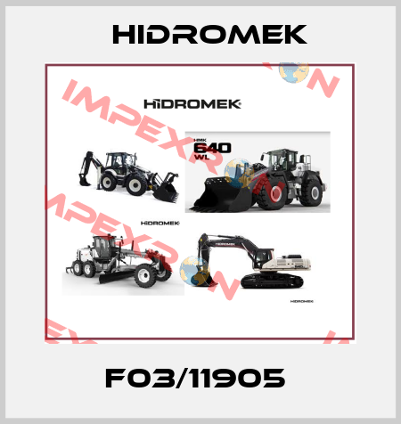F03/11905  Hidromek