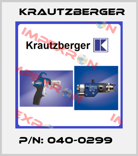 P/N: 040-0299   Krautzberger