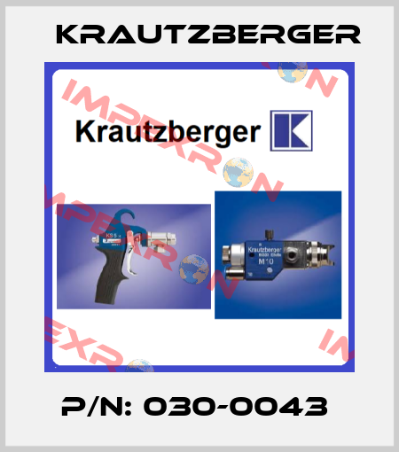 P/N: 030-0043  Krautzberger
