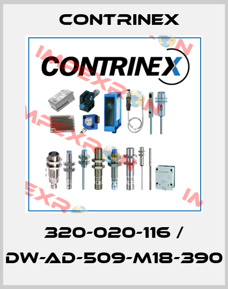 320-020-116 / DW-AD-509-M18-390 Contrinex