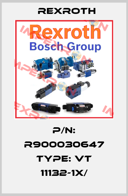 P/N: R900030647 Type: VT 11132-1X/ Rexroth