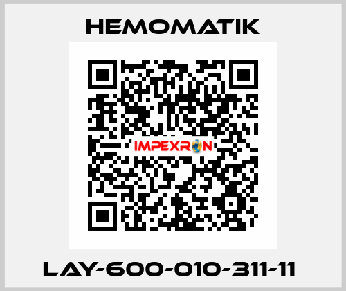 LAY-600-010-311-11  Hemomatik