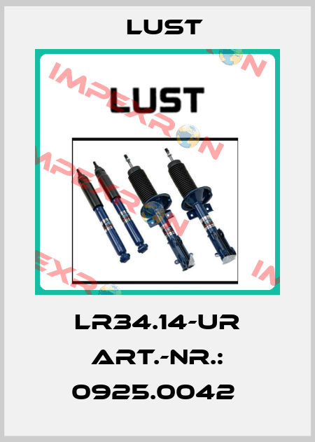 LR34.14-UR ART.-NR.: 0925.0042  Lust