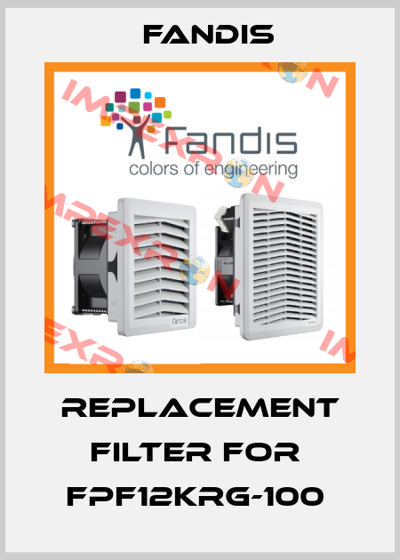 Replacement Filter for  FPF12KRG-100  Fandis