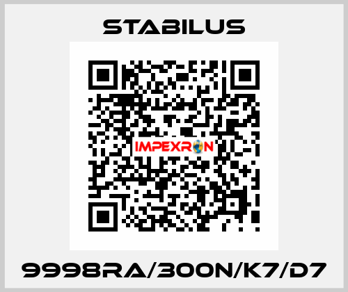 9998RA/300N/K7/D7 Stabilus