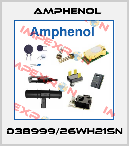 D38999/26WH21SN Amphenol