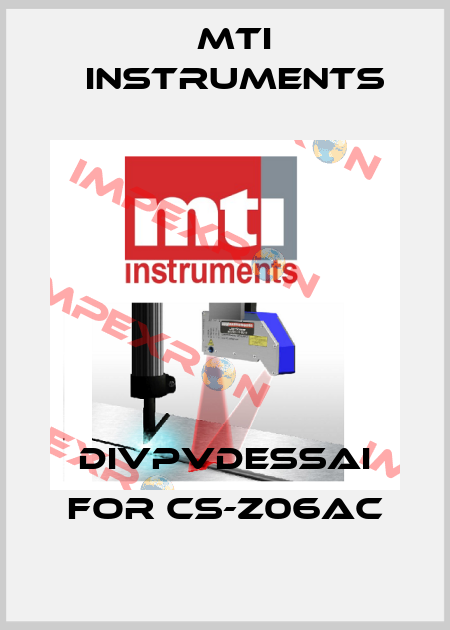 DIVPVDESSAI for CS-Z06AC Mti instruments
