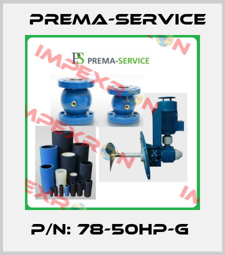 P/N: 78-50HP-G  Prema-service