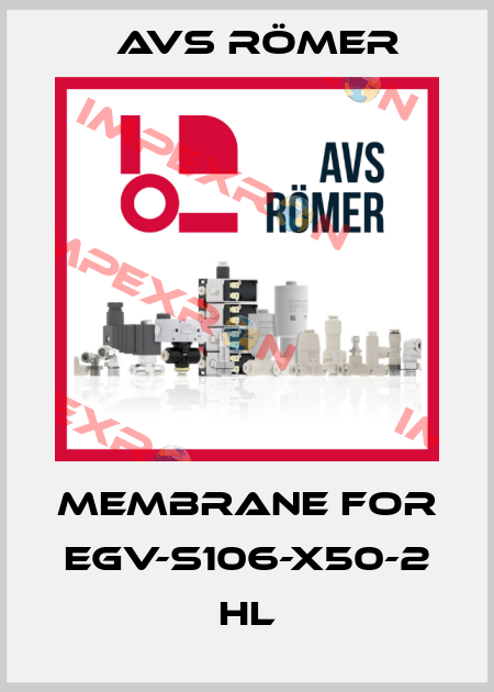 Membrane for EGV-S106-X50-2 HL Avs Römer