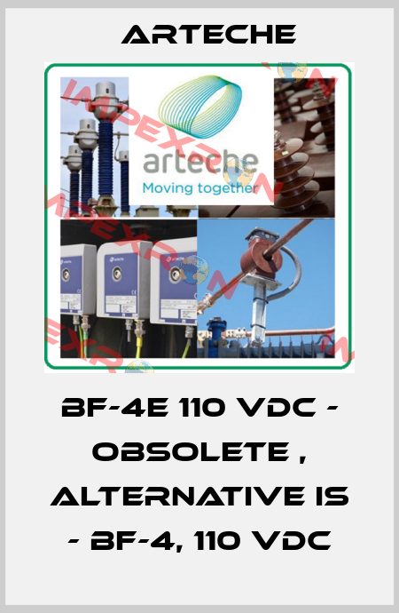 BF-4E 110 VDC - obsolete , alternative is - BF-4, 110 VDC Arteche
