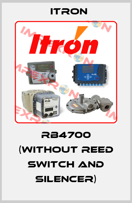 RB4700 (without reed switch and silencer) Itron