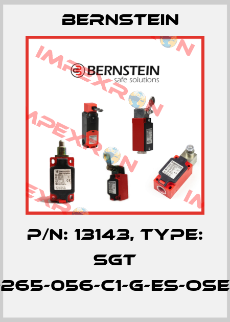 P/N: 13143, Type: SGT 15-265-056-C1-G-ES-OSE-15 Bernstein