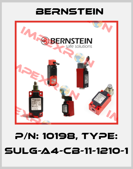 P/N: 10198, Type: SULG-A4-CB-11-1210-1 Bernstein