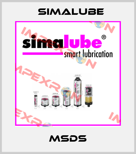 MSDS Simalube