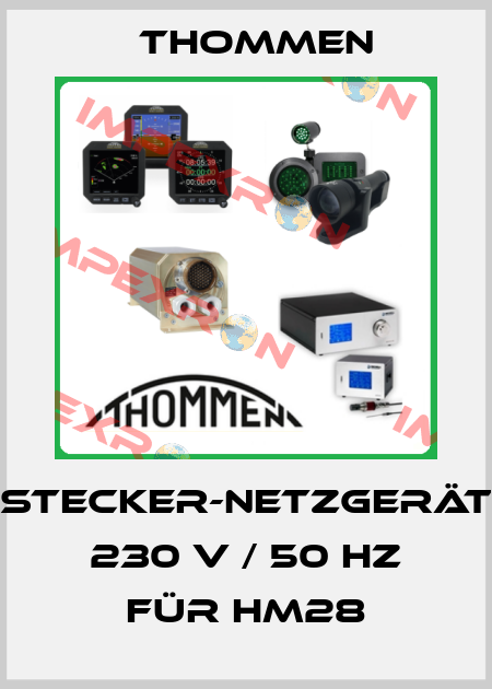 Stecker-Netzgerät 230 V / 50 Hz für HM28 Thommen