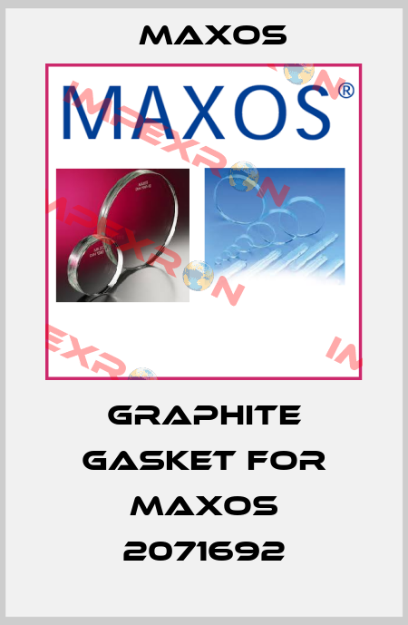 Graphite gasket for Maxos 2071692 Maxos