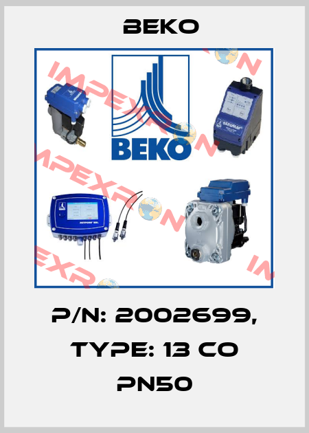 P/N: 2002699, Type: 13 CO PN50 Beko
