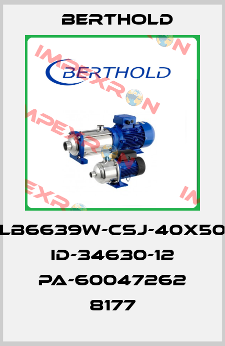 LB6639W-CsJ-40x50 ID-34630-12 PA-60047262 8177 Berthold