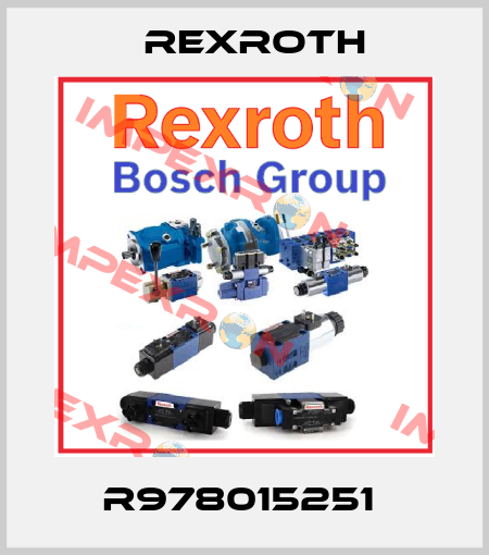 R978015251  Rexroth