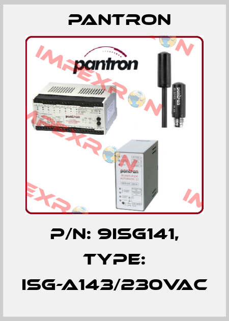 p/n: 9ISG141, Type: ISG-A143/230VAC Pantron