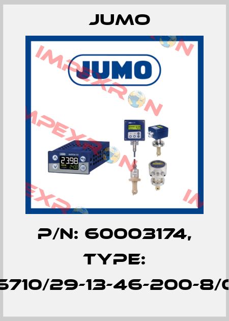 P/N: 60003174, Type: 606710/29-13-46-200-8/000 Jumo