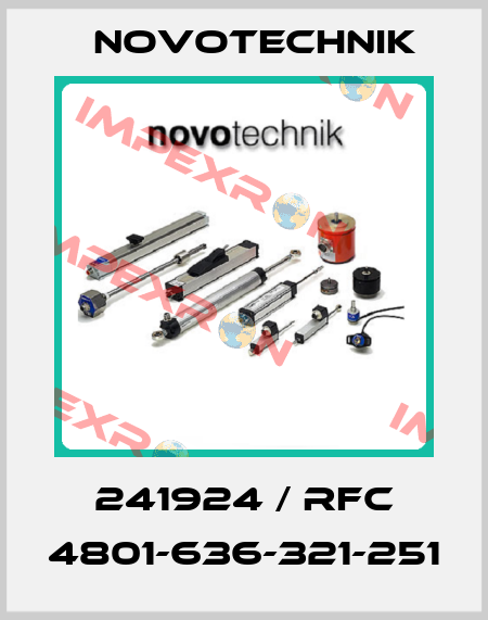 241924 / RFC 4801-636-321-251 Novotechnik