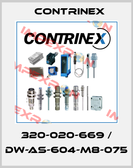 320-020-669 / DW-AS-604-M8-075 Contrinex