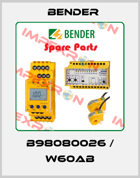B98080026 / W60AB Bender
