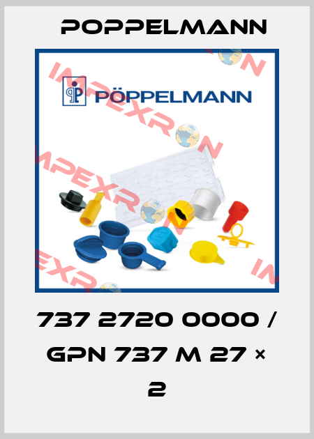 737 2720 0000 / GPN 737 M 27 × 2 Poppelmann