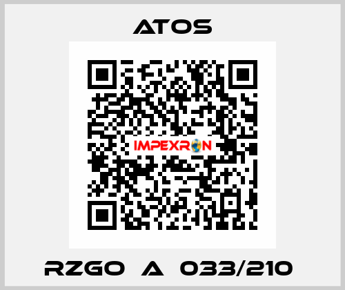 RZGO‐A‐033/210  Atos