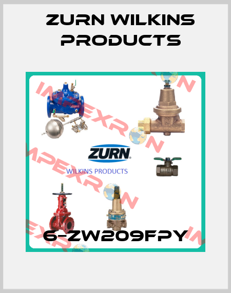 6−ZW209FPY Zurn Wilkins Products