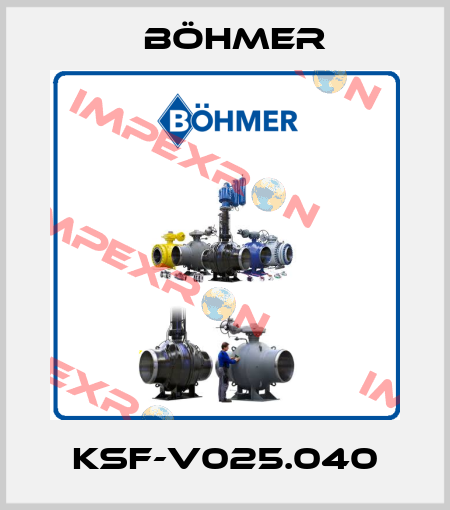 KSF-V025.040 Böhmer