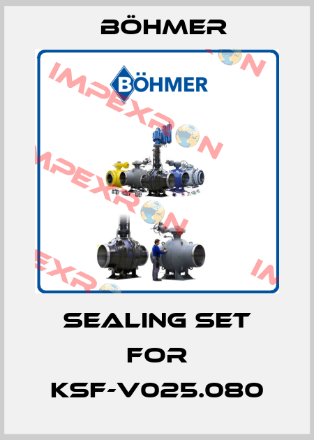 Sealing set for KSF-V025.080 Böhmer