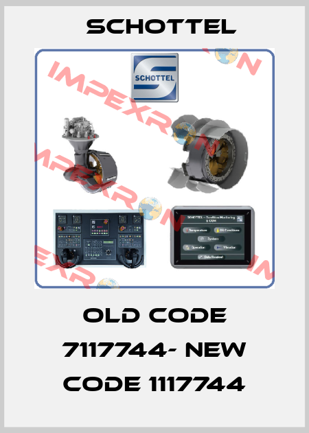 old code 7117744- new code 1117744 Schottel