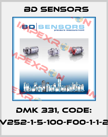 DMK 331, Code: 250-V252-1-5-100-F00-1-1-2-000 Bd Sensors