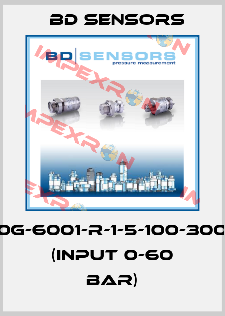 26.600G-6001-R-1-5-100-300-1-000 (INPUT 0-60 BAR) Bd Sensors