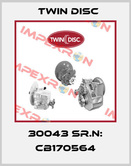 30043 Sr.N: CB170564 Twin Disc