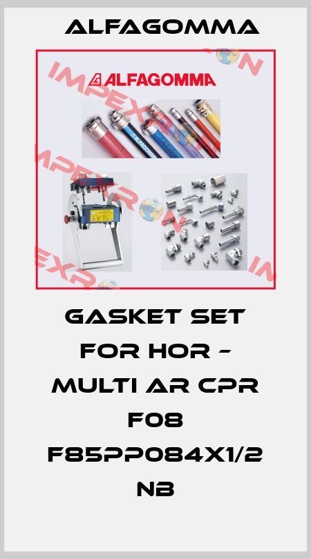 gasket set for HOR – Multi AR CPR F08 F85PP084x1/2 NB Alfagomma