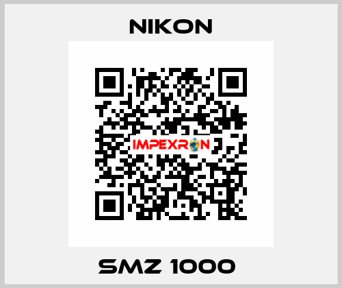 SMZ 1000  Nikon