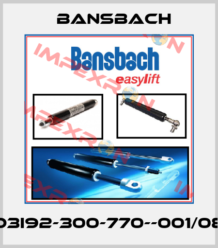 D3D3I92-300-770--001/080N Bansbach