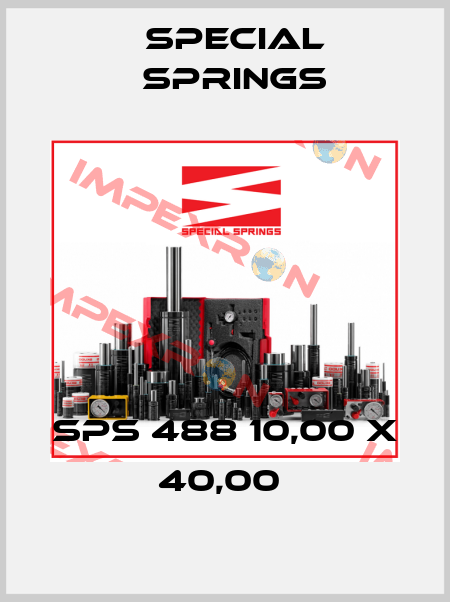 SPS 488 10,00 X 40,00  Special Springs