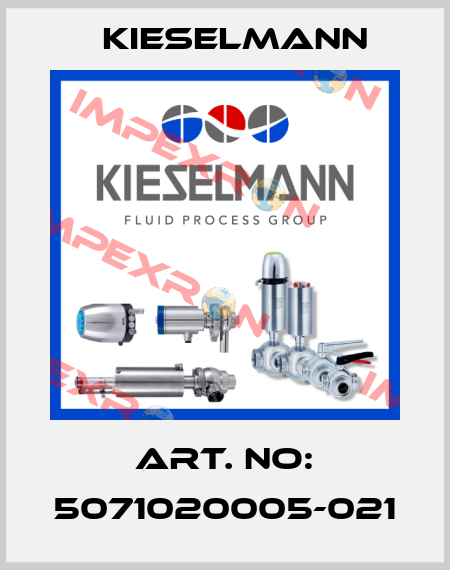 Art. No: 5071020005-021 Kieselmann