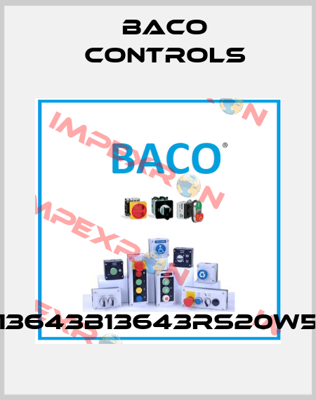 N13643B13643RS20W52 Baco Controls