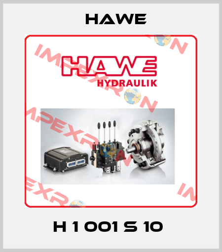 H 1 001 S 10  Hawe