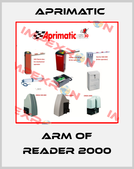 arm of Reader 2000 Aprimatic